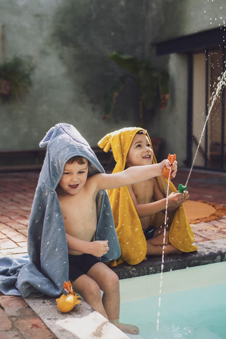 Hooded towel | 70x130cm - Mr. Lion